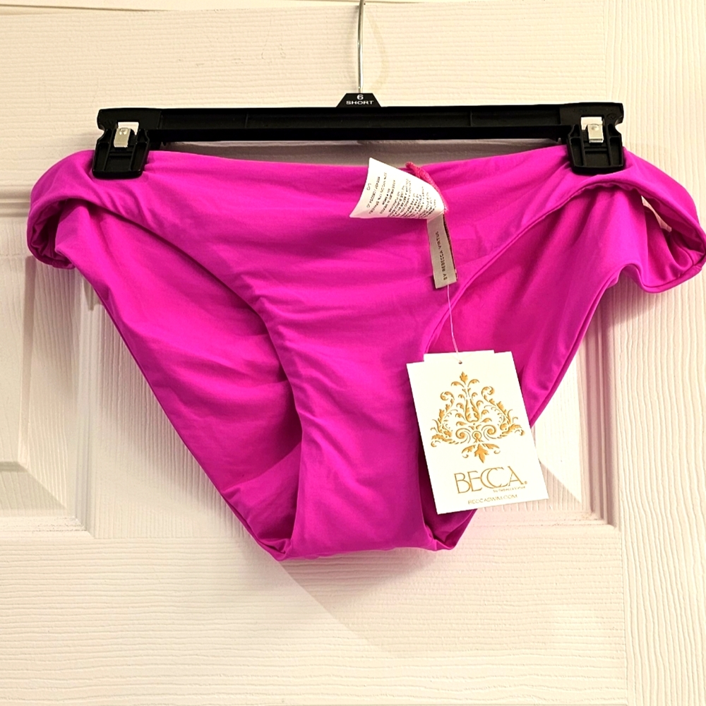 Becca Hot Pink swim bikini bottom